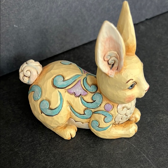 Jim Shore Decorative Bunny Figurine - Picture 1 of 11
